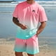 thumbnail image 1 of WILLBEST Conjunto de Dos Piezas de Camiseta y Pantalones Cortos de Manga Corta para Hombre, con Camisa y Pantalón Corto., 1 of 4