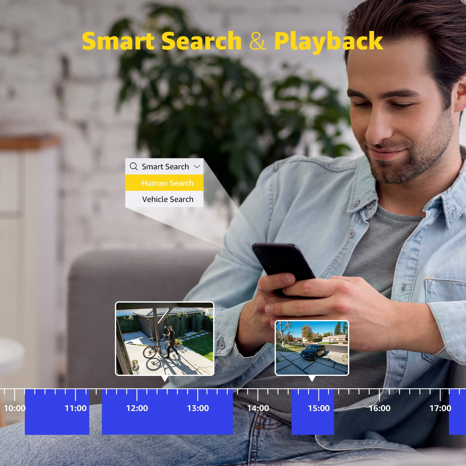 ANNKE 1080p CCTV Security Camera Systems, 8 CH 3K Lite H.265+ AI DVR 1TB HDD, Human/Vehicle Detection, 4x 2MP Wired Turret Cams, IP66 Weatherproof, Instant Email and App Alerts with Snapshots