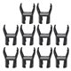 thumbnail image 1 of GOOHOCHY 10 piezas de accesorios portátiles para recoger y recuperar objetos, como pinzas, pinzas, etc. (negro), 1 of 8