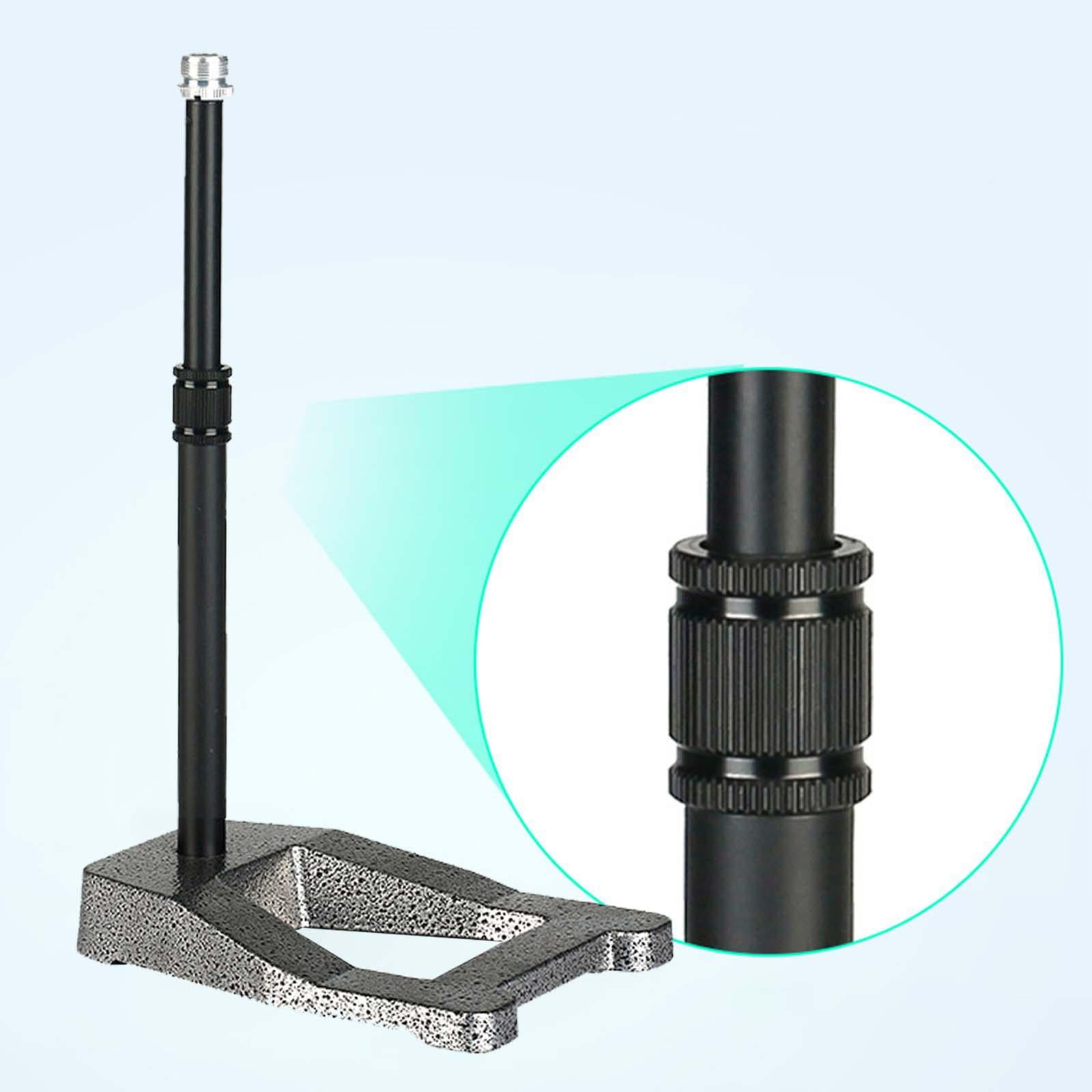 LeeQinersw Adjustable Height Microphone Stand Recording Equipment Desktop Stand Bracket for Stlyle B