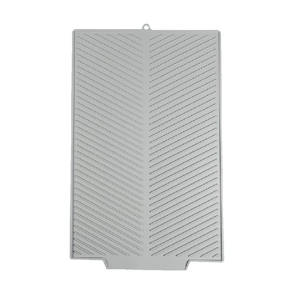 EARKITY Dish Drying Mat, Dish Drainer Mat, Silicone Dish Drying Mat for Kitchen Counter, Hygienic Drying Pad, Eco-friendly Food-grade Silicone Mat for Kitchen Counter Sink Refrigerator Drawer Liner