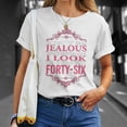 thumbnail image 4 of 46Th Birthday I Look This Good At 46 Unisex Jersey Crewneck Tshirt, 4 of 6