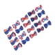 thumbnail image 3 of Lazos para perro ANGGREK 20 piezas con estampados de bandera patrióticos, 3 of 8