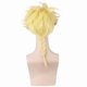 thumbnail image 4 of Peluca para cosplay, pelo sintético, estilo anime Giorno Giovanna, 50 cm, 4 of 4