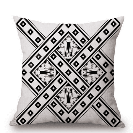 Meigar Abstract Couch Cushion Pillow Covers 18x18 Square Zippered