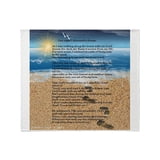 CafePress - Footprints In The Sand Throw Bl… product image