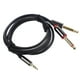 thumbnail image 1 of AURARMLET Adaptador 3.5 Mm A 1 Cuarto Con Conector En Para Laptops Y Amplificadores, 1 of 5