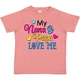 thumbnail image 3 of Inktastic My Nana and Papa Love Me with Hearts Boys or Girls Toddler T-Shirt, 3 of 5