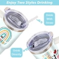 thumbnail image 4 of 40oz Teacher Tumbler with Handle, Stainless Steel Teacher Water Bottle Cup, Teacher''s Travel Coffee Mug, Thanksgiving,Christmas,Graduation Gifts for Teachers, 4 of 6