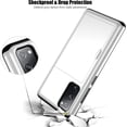 thumbnail image 5 of Samsung S20 FE Case with Card Holder Dual Layer Heavy Duty Protective Galaxy S20 FE Case Hidden Card Slot Slim Wallet Case for Samsung S20 FE 5G 6.5''(White), 5 of 13