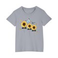 thumbnail image 1 of RXIRUCGD 2025 Vêtements d'Été pour Enfants T-shirt Imprimé Mode Mignon Col Rond Manches Courtes, 1 of 5