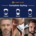 thumbnail image 6 of Professional Cordless Beard Trimmer with 36 Precision Lengths and Waterproof Design for Men, 6 of 8