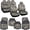 Multicolor, variant on BDK Hawg Camouflage Seat Covers and Floor Mats for Car and SUV, Heavy Duty Rubber, Trimmable