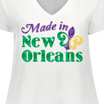 thumbnail image 4 of Inktastic Made in New Orleans Women's Plus Size V-Neck T-Shirt, 4 of 5