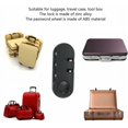 thumbnail image 2 of Luggage Compartment Lock Three-Digit Luggage Code Security Lock Combination Lock for Travel Luggage(Black)2pcs, 2 of 5