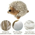 thumbnail image 3 of Pawaboo Plush Dog Toy, [2PACK] Non-Toxic Super Soft Faux-Fur Hedgehog Dog Toy Stuffed Biting Training Playing Toys for Dog Puppy, Brown, 3 of 7