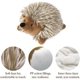 thumbnail image 4 of Juguete de peluche para perros, juguete para masticar con forma de erizo de piel sintética súper suave, 4 of 5