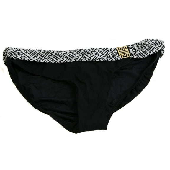 Jantzen Women's Black Patterned Bikini Bottom
