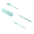 thumbnail image 4 of Wheat Straw Cutlery Set, Spoon Fork Chopsticks Polished Anti Slip Picnics Flatware Set  for Camping, 4 of 8
