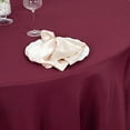thumbnail image 5 of BalsaCircle 120" Burgundy Round Premium Polyester Tablecloth Wedding Table Linens, 5 of 8