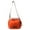 Orange, variant on Women's Shoulder Bag, Large Capacity Nylon Tote Bag, 2024 Casual Commuting Crossbody Purse with Hardware Zipper, White