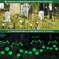 thumbnail image 3 of 2 Pack Solar Scary Eyeball Lights 16LED Halloween Garden Lights Green Spooky Lights Waterproof Halloween Stake Lights Halloween Outdoor Decorations for Pathway, 3 of 7
