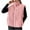 Pink Vest, variant on Htigea Puffer Vest for Women Corduroy Sleeveless Stand Collar Gilet Full Zip Warm Waistcoat Jackets with Pockets White M