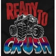 thumbnail image 2 of Cool Ready To Crush Monster Truck Boys Kids T Shirt Tees Tops Teen Brisco Brands XS, 2 of 6
