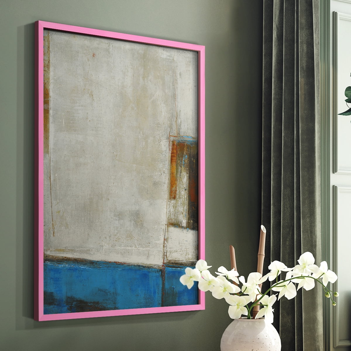 A Warped Window in Paper Solid Wood 11 x 14 Framed Print