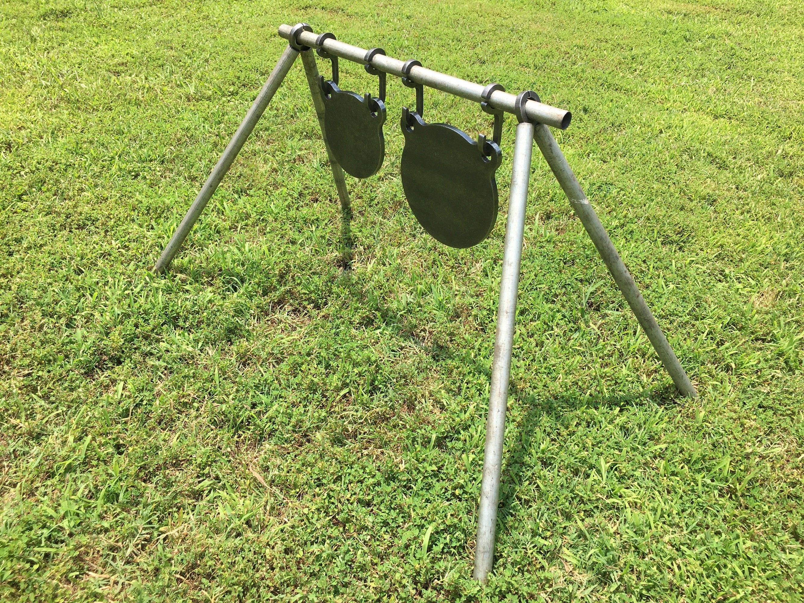 Magnum Target 3/8" AR500 Steel Shooting Target Hanger Range Hooks for 3/4" EMT Conduit - 4pc - CH4AR500