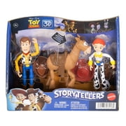 Disney and Pixar Storytellers Toy Story Pack of Woody, Jessie & Bullseye Posable Action Figures