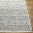 thumbnail image 3 of Hauteloom Khanjarah Living Room, Bedroom Patio Outdoor Area Rug - Bohemian, Transitional - Navy, Blue, Pale Blue - 18" Sample, 3 of 17