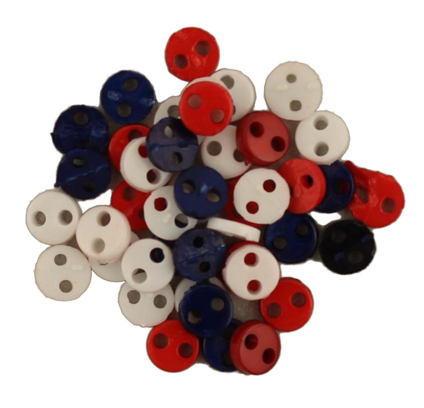 Buttons Galore Micro Round Buttons 120 Pieces Americana 3 Packs