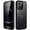 Black, variant on JETech Matte Case for iPhone 12 Pro Max 6.7-Inch, Shockproof Military Grade Drop Protection, Frosted Translucent Back Phone Cover, Anti-Fingerprint (Black)