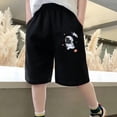 thumbnail image 2 of Odeerbi 8-15 Años Niños Deportes de Verano Bermudas Pantalones Cortos de Impresión Lindo Entrenamiento Atlético Pantalones Cortos de Algodón Lindo Casual Respirable, 2 of 4