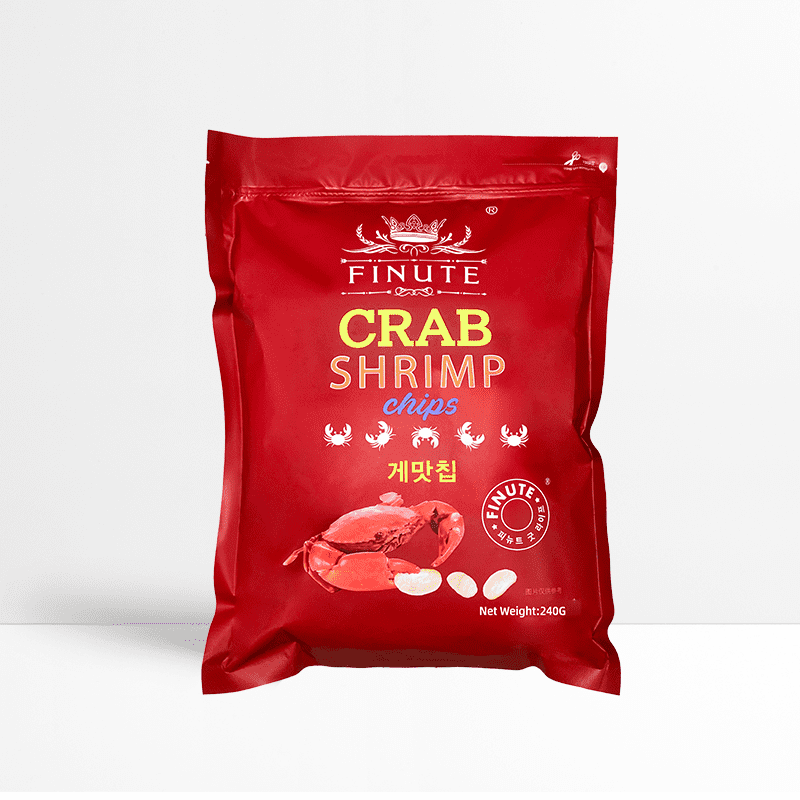 Chips de crevettes à saveur de crabe Finute