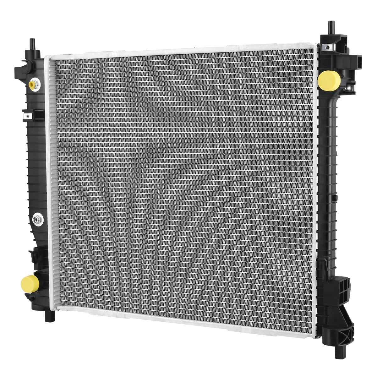 LEDKINGDOMUS Premium Aluminum Radiator for 2010-2016 Cadillac SRX & 2011 Saab 9-4X 3.0L/3.6L V6 – Direct Fit OE Replacement (GM# 20926497, 23428314, 3010549)