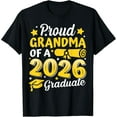 thumbnail image 2 of 100% Cotton Proud Grandma Of 2026 Graduate Senior Class Graduation Gift T-Shirt, 2 of 5