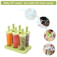 thumbnail image 3 of 6 Pack Premium Ice Molds Popsicle Silicone, DIY Secure Leakproof Caps, Reusable, Dishwasher Safe, 3 of 5