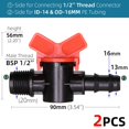 thumbnail image 1 of 16mm 20mm 25mm 4/7mm 8/11mm Garden Hose Waterstop Barb Connector 1/4'' 1/2'' 3/4'' Drip Irrigation Mini Valve Watering System He Qiyong unisex, 1 of 2
