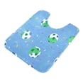 thumbnail image 3 of IAUYY 24x16 Inch Bath Mat Thick Soft Plush Shower Mat TPR Backing Material Non Slip Bath Mats for Bathroom for Tub Shower Hotel Football Illustration, 3 of 9