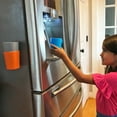 thumbnail image 3 of EZCUP Magnetic Hanging Fridge Cups for Kids Made in USA BPA-Free Dishwasher Safe (Blue/Orange 2 Pack), 3 of 5