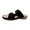 Black, variant on OAVQHLG3B Women's Casual Vacation Comfort Belt Buckle Open Toe Wedge Beach Sandals