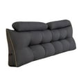 thumbnail image 3 of BKER Triangular Backrest Pillow For Bed Removable Washable Soft Foam Cushion For Reading Sofa And Window Long Decorative Lumbar Support For Comfort, 3 of 3