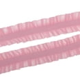 thumbnail image 3 of 10 yardas 13mm ribete de encaje con volantes elástico Spandex banda tutú vestido DIY costura artesanal Rosado Zulema Borde de encaje elástico recortado, 3 of 6