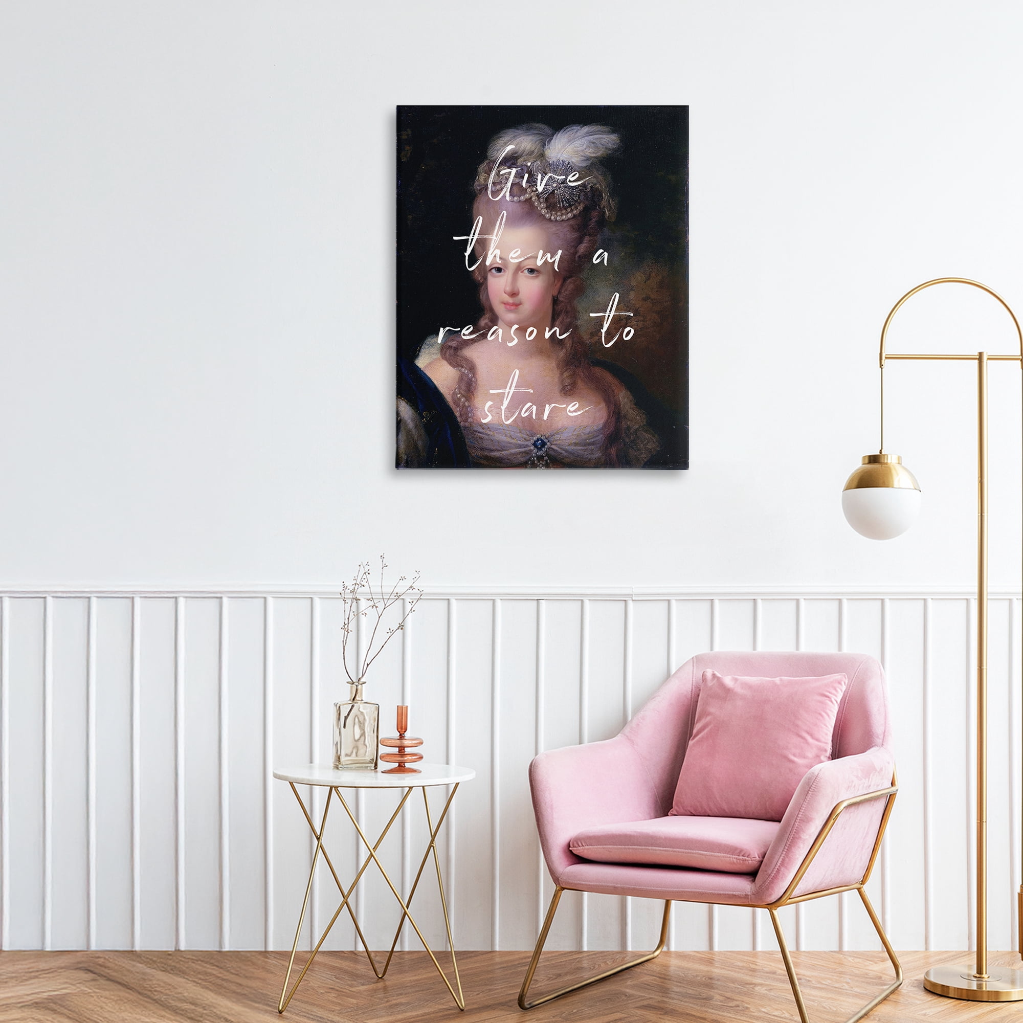 Stupell Industries Give Them A Reason To Stare Canvas Wall Art, design by Tina LeCour