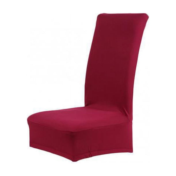 Estirar la cubierta de la silla del spandex, cubierta deslizante de la silla de la boda, cubierta de la silla del comedor, suministros para banquete de boda, cojín de la cubierta del asiento