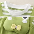 thumbnail image 5 of EnJoCho Organic Cotton Baby Bodysuit - Breathable Summer Short Sleeve Romper, Unisex Climbing Outfit with Triangle Design, Daycare Ready Baby Playwear (6-12 Months,Green), 5 of 8