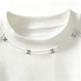 thumbnail image 6 of TKKCS Mens Crew Neck T-Shirts- Contrast Stitching Casual Summer Stretch Daily Wear Regular Fit Short Sleeve Tees White Size 4XL, 6 of 7