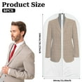 thumbnail image 2 of 5 Pack Large Clear Garment Bags-Moth Proof Garment Bags, Garment Cover, Hanging, Dress Garment Bags Storage for Travel(40"X 24"), 2 of 11